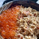 光る海 - どちらもおいしそう...