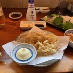 活魚料理 広海 - するめの天ぷら(ハーフ)