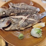 うみからそらへ - うみそら定食 イサキ塩焼き 1200円
