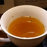 駅馬車 - 定食についたスープですt