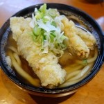 ごぼ天うどんです