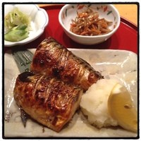伊豆の旬 やんも 南青山店 - 鯖塩焼き定食