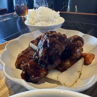 御膳房 銀座店 - 酢豚　アップ