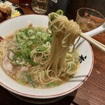 元祖熟成細麺　香来 - 私好みの細麺です。