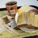 台北牛乳大王 - モーニングセットです。（2024年5月）