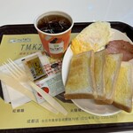 台北牛乳大王 - モーニングセットです。（2024年5月）