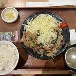 赤城食堂 - 料理写真:マルフク 塩ホルモン定食