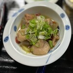 太郎 - 鶏皮とこんにゃくのピリ辛煮♡