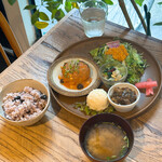 こもれび食堂+ - プレートランチ（1400円