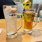 平澤かまぼこ - レモンサワー、ウーロン茶