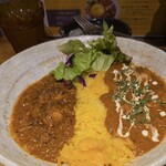 SPICY CURRY 魯珈 - チキン＆限定濃厚シュリンプバターカレー