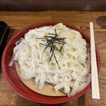 うどんの浦野 - 天ざるきしめん大盛り