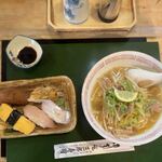 Saburouzushi - ラーメン・すしセット（すし5コ）1210円