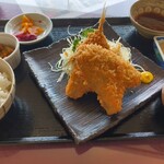 レストラン 霞庵 - アジフライ