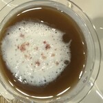 cafe 山崎 - りんごと黒ニンニクの冷製スープ