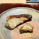 料理屋 稲家 - 焼物：メヌケ（アコウダイ）