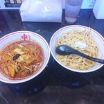 蒙古タンメン中本 - 冷し味噌やさい　麺大盛