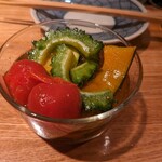 居酒屋 ヨーテル - 夏野菜のピクルスでスタート