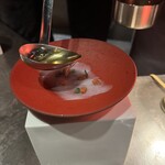 SECRETO - アヒージョ・イカ・ガーリックハーブオイル　　　トリュフ・ティムールペッパー