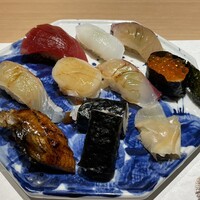 名古屋 栄 栞庵 鮨 やましろ - 握り8貫＆巻物