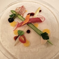 シェムラブルリス - 白＆グリーンアスパラガス／旬菜／ハモンセラーの他