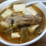 もつやき ばん - トンビ豆腐