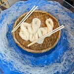 三輪そうめん流し - 回転式流しそうめん