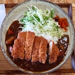 なんぶの湯 おんせんカフェ - 2024年5月　［富士桜ポーク]カツカレー　1250円