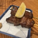 里葉亭 - 和牛のタンのステーキ