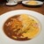 グリル満天星 麻布十番 - 料理写真:ランチオムレツライス(スープ・サラダ付) ¥1,320
