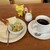 ボン - 料理写真:ブレンドコーヒー450円+無料サービスの、Dセット
