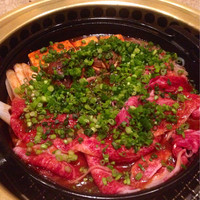 焼肉 銀座コバウ 特別室 - 〆のすき焼き、韓国風