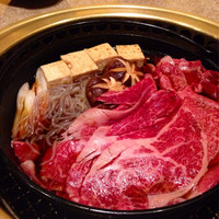 焼肉 銀座コバウ 特別室 - 〆のすき焼き、日本風