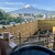 湖南荘 - その他写真:部屋露天風呂から眺める富士山
