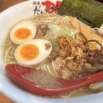 麺屋 だいくう - 博多味玉中華そば750円（大盛り850円）