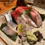 肴や味泉 - 刺し盛り2人前