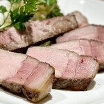 洋食 おがた - 熊本菊地 走る豚 ロースト マスタードともろみみそ