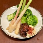 樽肴 - 肉味噌野菜