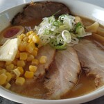 岡山高島屋 ビアガーデン - 特製バターコーンラーメン、各日１００杯限り