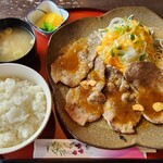 Sarato Ga - 生姜焼き定食　1,250円