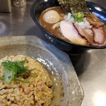 ボニートスープヌードルライク - 特製濃厚鰹らぁめん＋今日のつる飯「ザ・チャーハン」