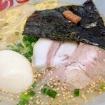 Yamaokaya - 朝ラーメン520円＋味付け玉子140円