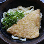 手打ちうどん 彦江 - あげしょうゆうどん(中2玉)330円