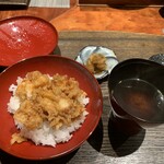 江戸前晋作 - 海老と小柱の天丼