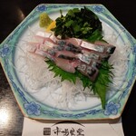 市場食堂 - 首折れサバ刺
