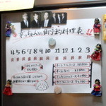 幸っちゃん寿司 - 季節料理メニュー