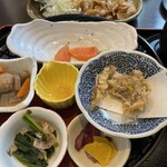旬菜の味わい がら里 - 途中から単品豚生姜焼き
