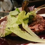 美食クラブ まさき家 - 牛フィレのフォアグラ載せ