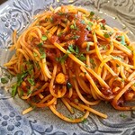Trattoria YAMAKAWA - たこのトマトソースのスパゲッティ