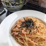 Miya No Mori Ko Hi - タラコと舞茸のパスタ